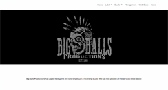 Desktop Screenshot of bigballsproductions.se